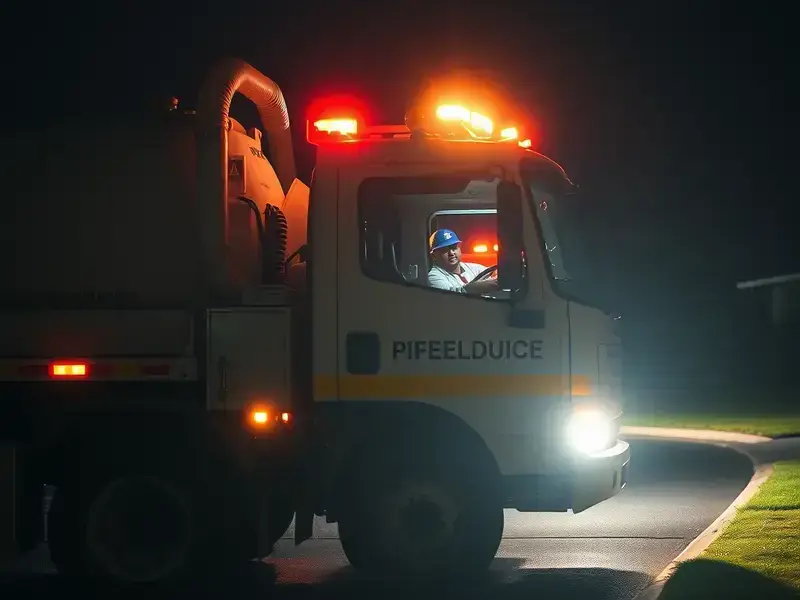 Emergency septic service